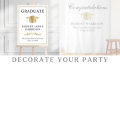 Elegant College Gold Graduation Announcement | Zazzle