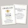 Elegant College Graduation Party Invitation