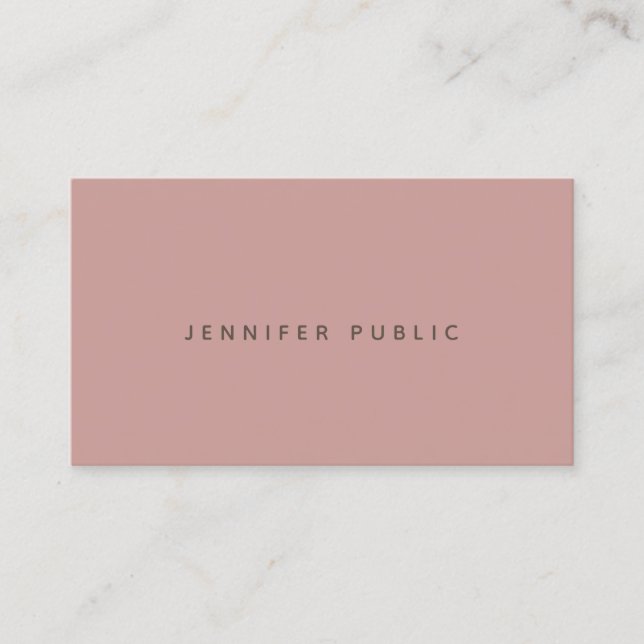 Elegant Color Clean Professional Template Modern Business Card (Front)