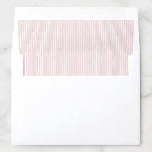 Elegant color editable classy stripes envelope liner