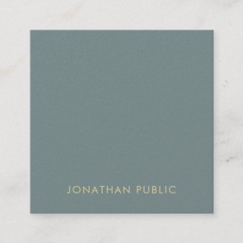 Elegant Color Harmony Clean Professional Template Square Business Card by art_grande at Zazzle