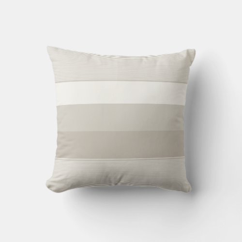Elegant Color Harmony Modern Chic Striped Template Throw Pillow