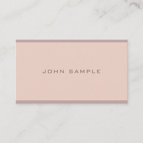 Elegant Color Harmony Modern Simple Plain Graceful Business Card