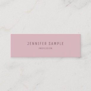 Elegant Color Harmony Modern Simple Template Mini Business Card