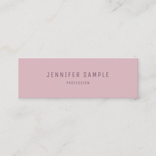 Elegant Color Harmony Modern Simple Template Mini Business Card