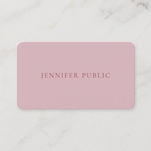 Elegant Color Harmony Simple Template Professional Business Card