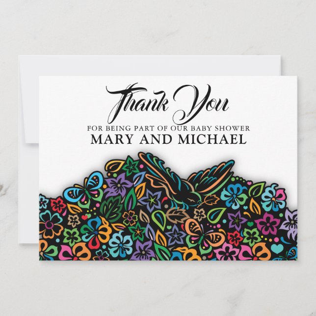 Elegant Color of Life design Template (Front)