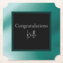 Elegant Color Paper Coaster