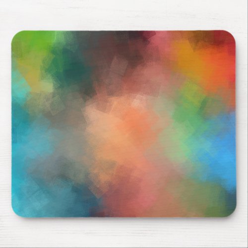 Elegant Colorful Abstract Art Trendy Template Mouse Pad