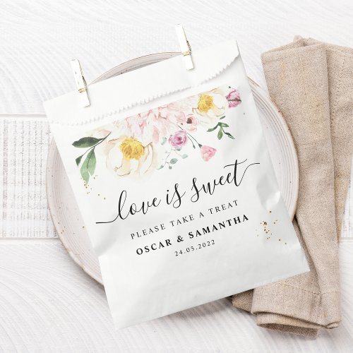 Elegant Colorful Beauty Flowers  Favor Bag