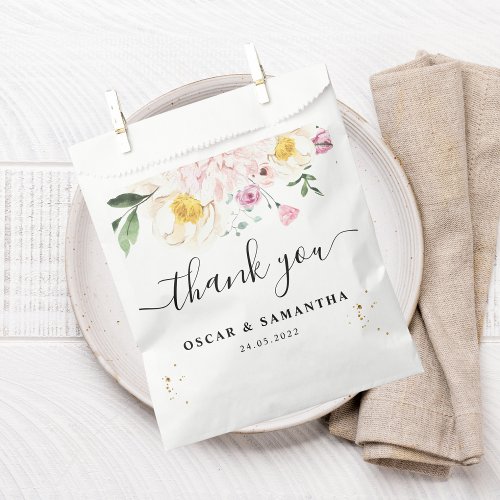 Elegant Colorful Beauty Flowers  Favor Bag