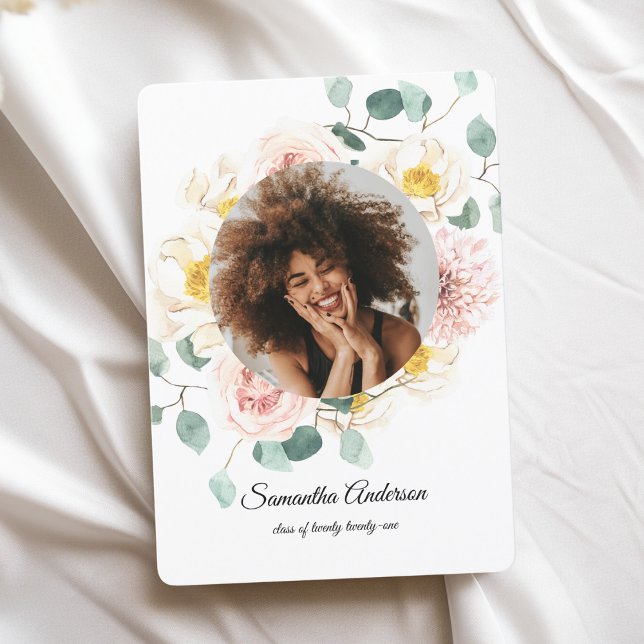 Elegant Colorful Beauty Flowers & Gold Drops Invitation (Creator Uploaded)