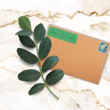 Elegant Colorful Border Custom Forest Green