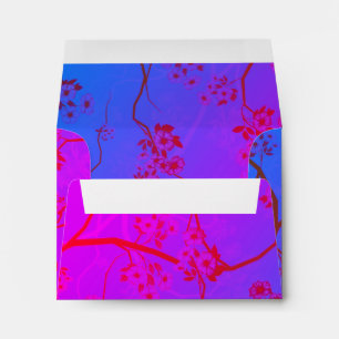 Elegant Colorful Cherry Blossoms Envelope