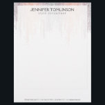 Elegant Colorful Confetti Rain Pattern Letterhead<br><div class="desc">Coordinates with the Elegant Colorful Confetti Rain Pattern Business Card Template by 1201AM. An array of cascading pink and purple-hued confetti dots create an eye-catching design pattern on this stylish letterhead design. Set on a white background for a beautiful contrasted motif. © 1201AM CREATIVE</div>