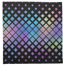 Elegant Colorful Geometric Diamonds Tiles Pattern