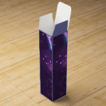Elegant Colorful Glitter & Sparkles Dynamic Lines Wine Gift Box<br><div class="desc">Elegant colorful glitter & sparkles dynamic lines</div>