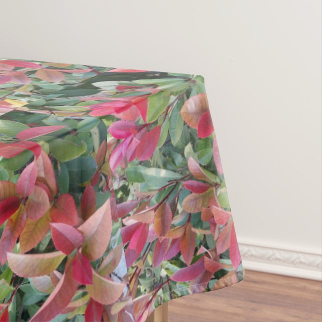 Elegant Colorful Leave Pattern Tablecloth (In Situ)