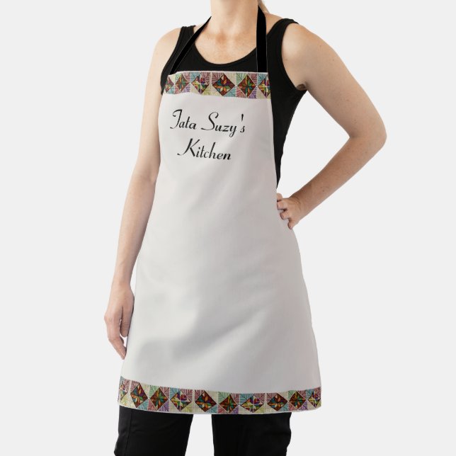 Elegant Colorful Palestinian Tateez Apron (Insitu)