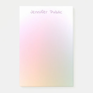 Elegant Colorful Professional Template Modern Post-it Notes