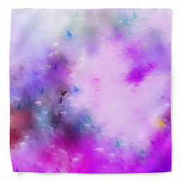 Elegant Colorful Purple Modern Abstract Template Bandana