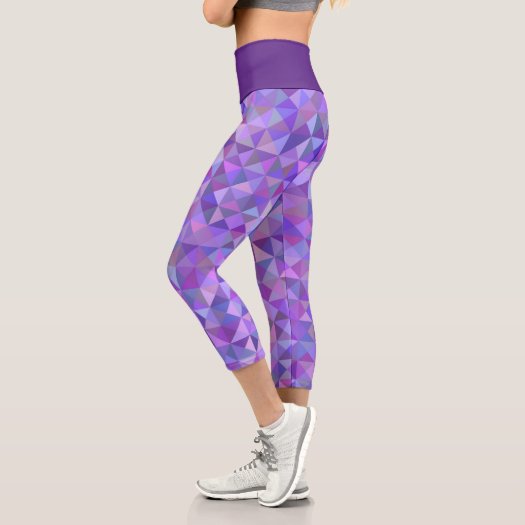 Elegant Colorful Purple Pink Blue Mosaic