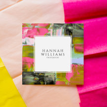 Elegant Colorful QR Code Abstract Paint Pattern