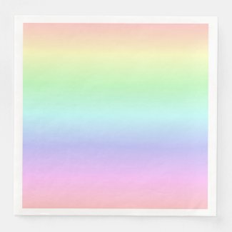Elegant Colorful Rainbow Colors Light Soft Pastel 