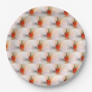 Elegant Colorful Red Peppers Food Abstract Pattern