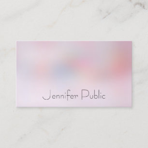 Elegant Colorful Simple Design Modern Template Business Card