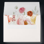 Elegant Colorful Spring Flowers Envelope<br><div class="desc">Elegant colorful watercolor floral envelope.</div>