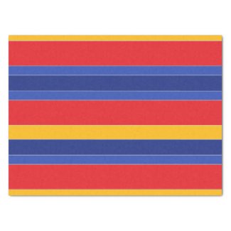 Elegant Colorful Stripes, Red Blue Yellow & Silver