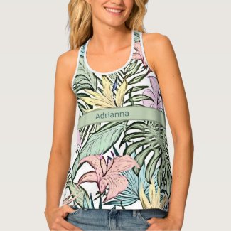 Elegant Colorful Tropical Floral