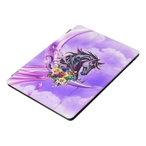 Elegant colorful wild horse iPad pro cover