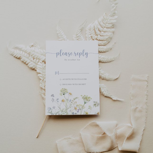 Elegant Colorful Wildflower RSVP (Creator Uploaded)