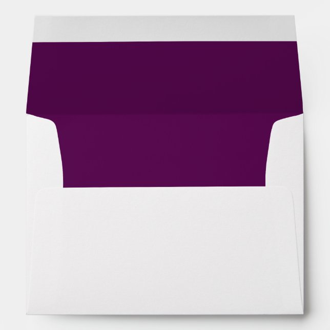 Elegant Colors - Inside Deep Plum Envelope (Back (Bottom))