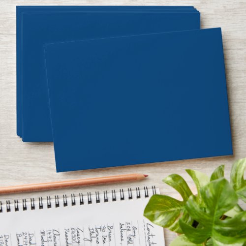 Elegant Colors _ Minimalist Classic Blue Envelope