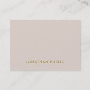 Elegant Colors Minimalist Design Template Luxury Business Card