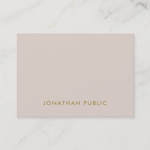 Elegant Colors Minimalist Design Template Luxury Business Card