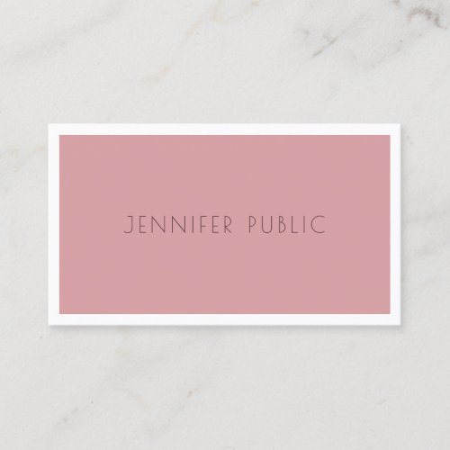 Elegant Colors Modern Simple Template Professional Business Card