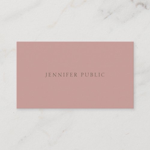 Elegant Colors Modern Simple Template Professional Business Card