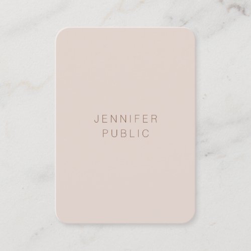 Elegant Colors Personalized Modern Luxury Template Business Card