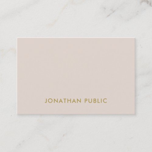 Elegant Colors Professional Designed Template Luxe Business Card