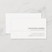Elegant Colors Trendy Sleek Professional Creative Business Card (Front/Back)
