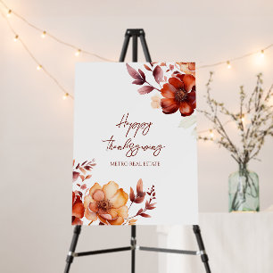Elegant Company Thanksgiving Party Foam Board
