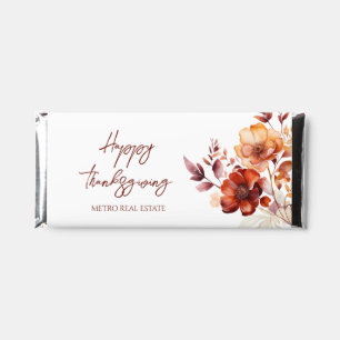 Elegant Company Thanksgiving Party  Hershey Bar Favors