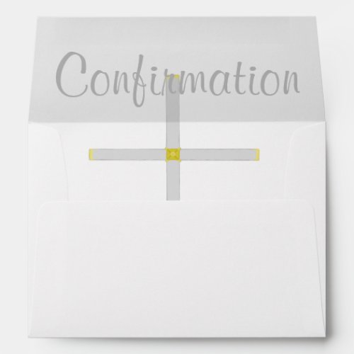 Elegant Confirmation Cross Envelopes