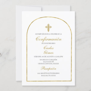 Elegant Confirmation Invitation