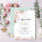 Elegant Confirmation Rose Gold, Mint Floral
