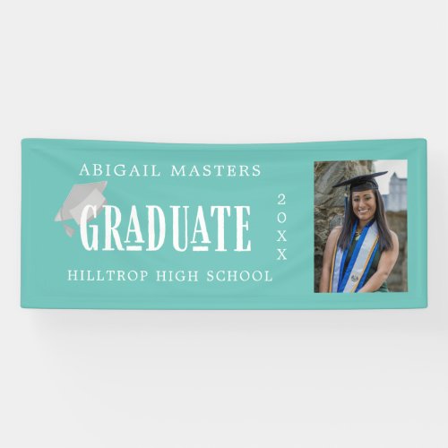 elegant congrats graduate photo  banner